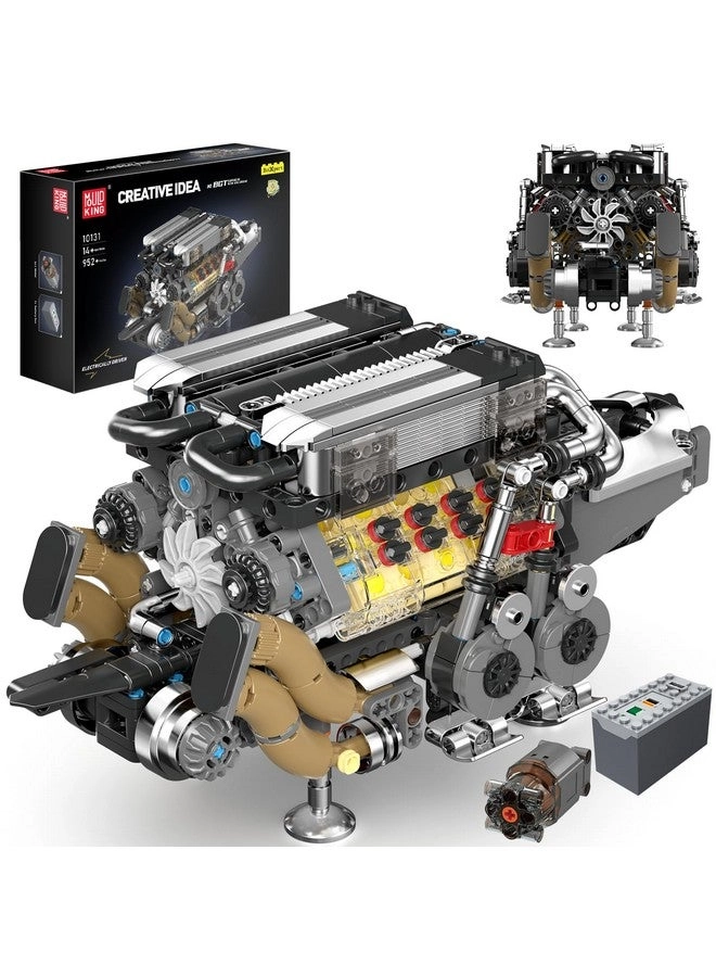 mould king W16 Engine (10131) - V8 with Motor