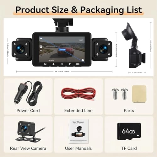 Dash Cam 1080P X 1080P