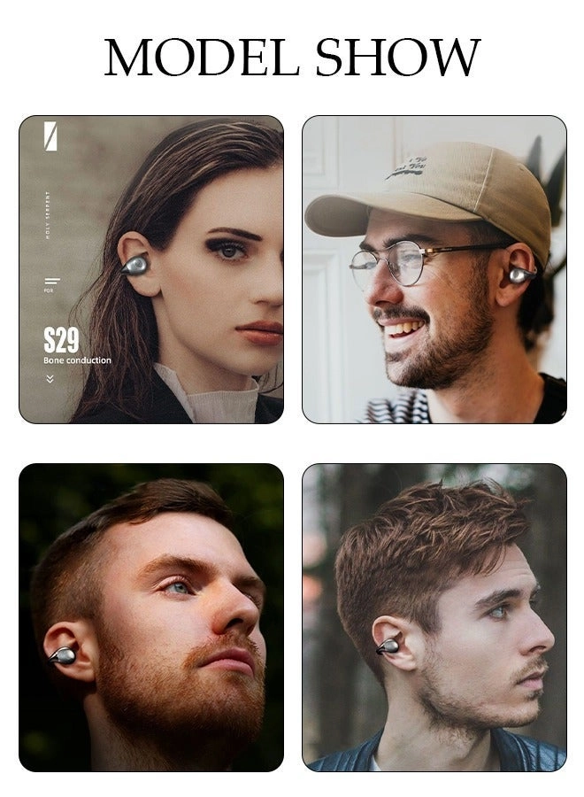 Clip On Bluetooth Earphones Wireless Earbud