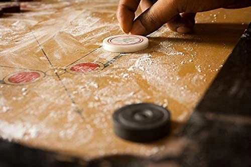 Round Pocket Carrom Board