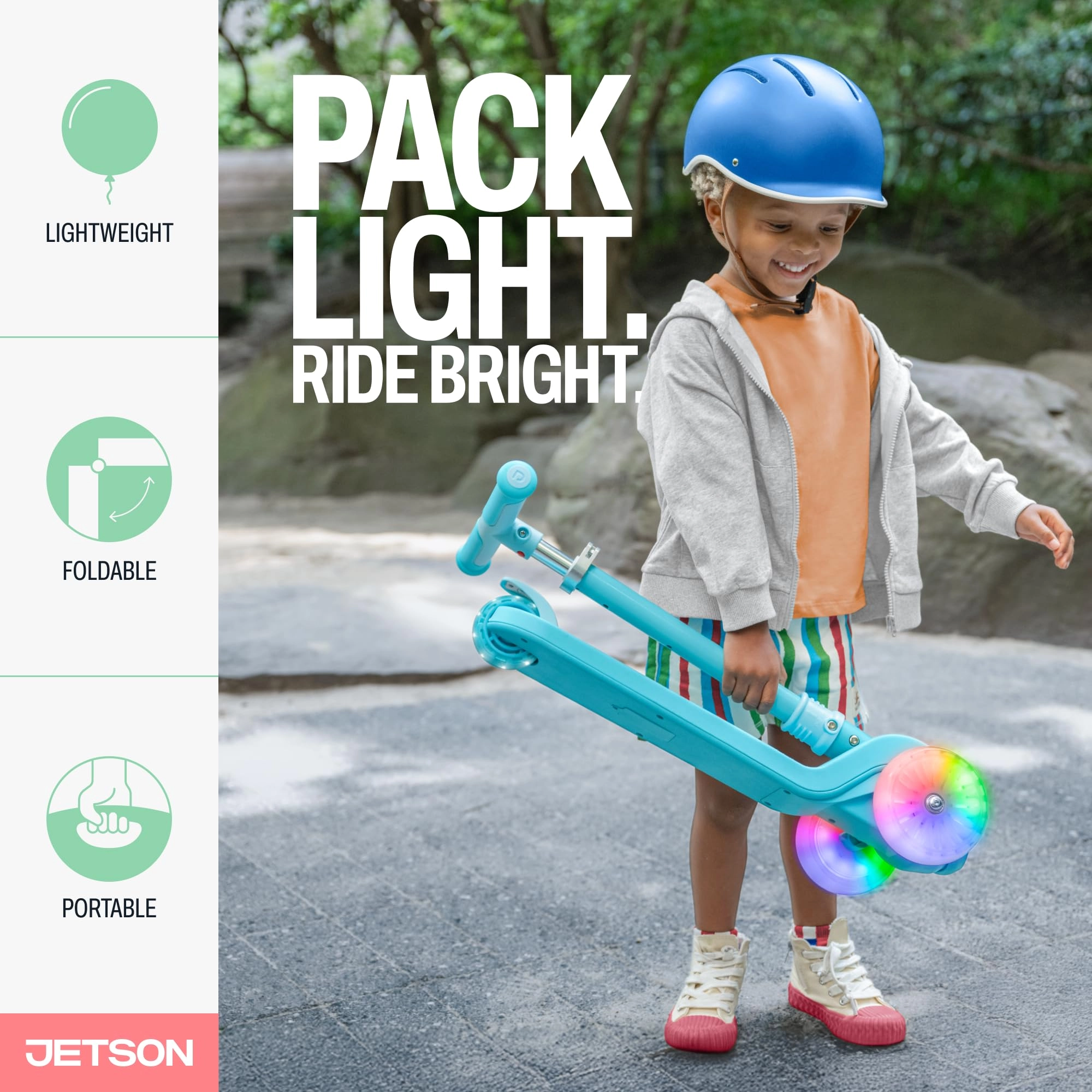 Jupiter Mini - 3-Wheel Foldable LED