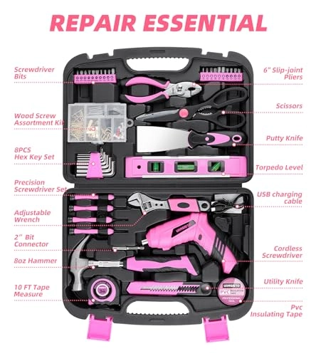 Household Tool Set - 3.6V 136-Piece