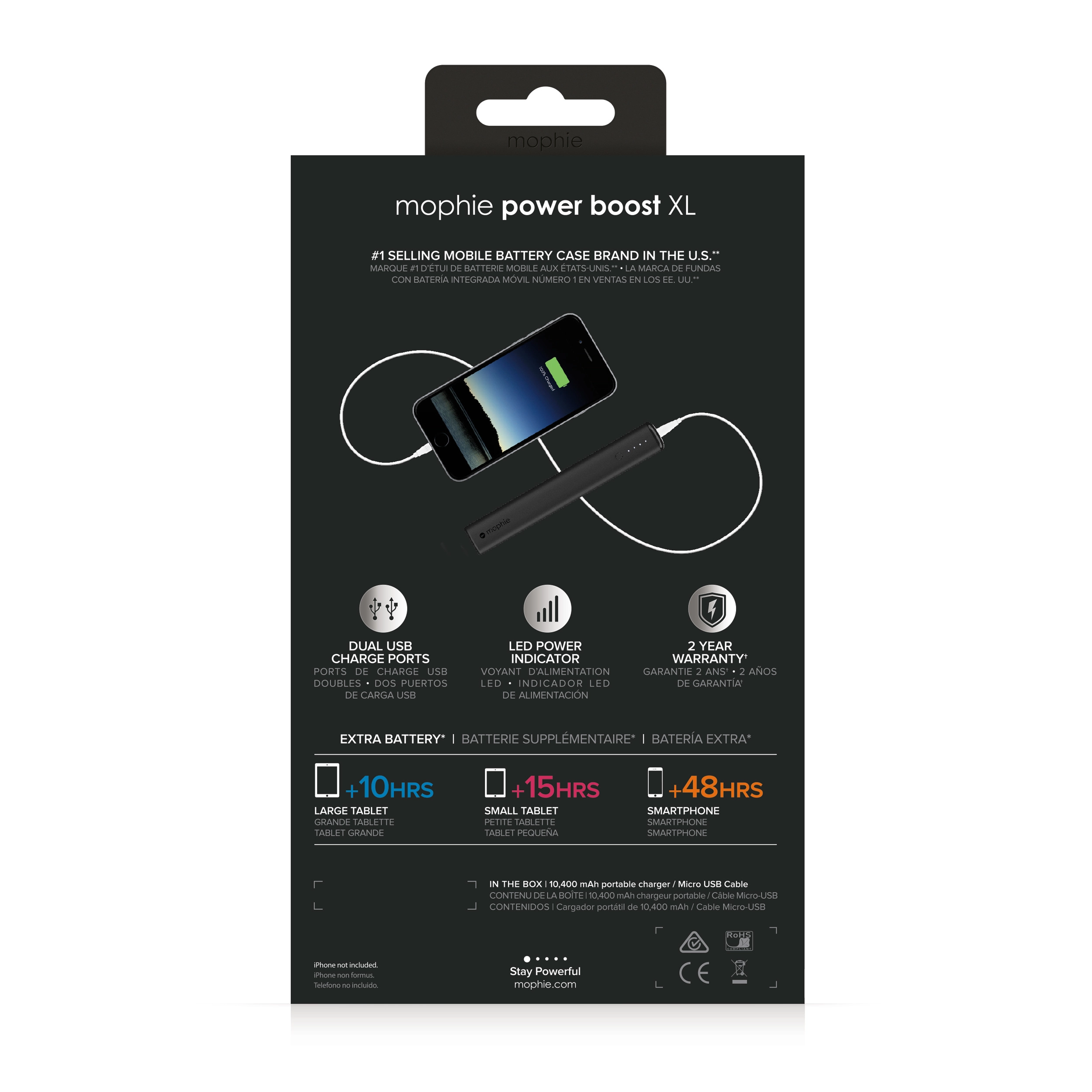 Power Boost XL V2 - 10400mAh