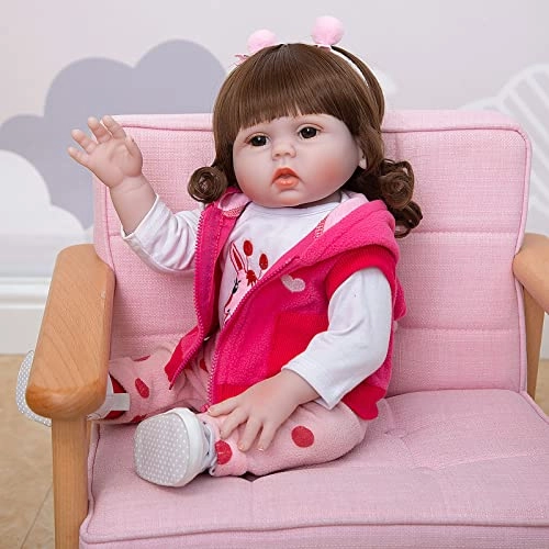 Reborn Baby Doll - 19 Inch Vinyl Girl