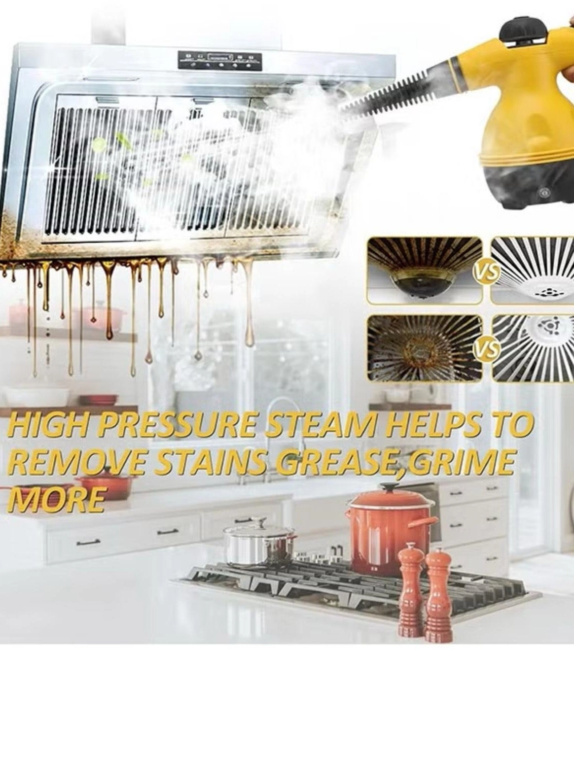 High Pressure Steam Cleaner - Compact Portable