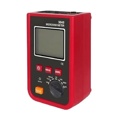 FVGshshDH Portable Milliohmmeter - DC Low Value Resistance 4 Wire Method