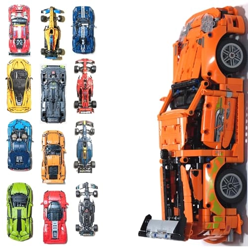 Wall Mount Compatible for Lego - Made in France Plastic