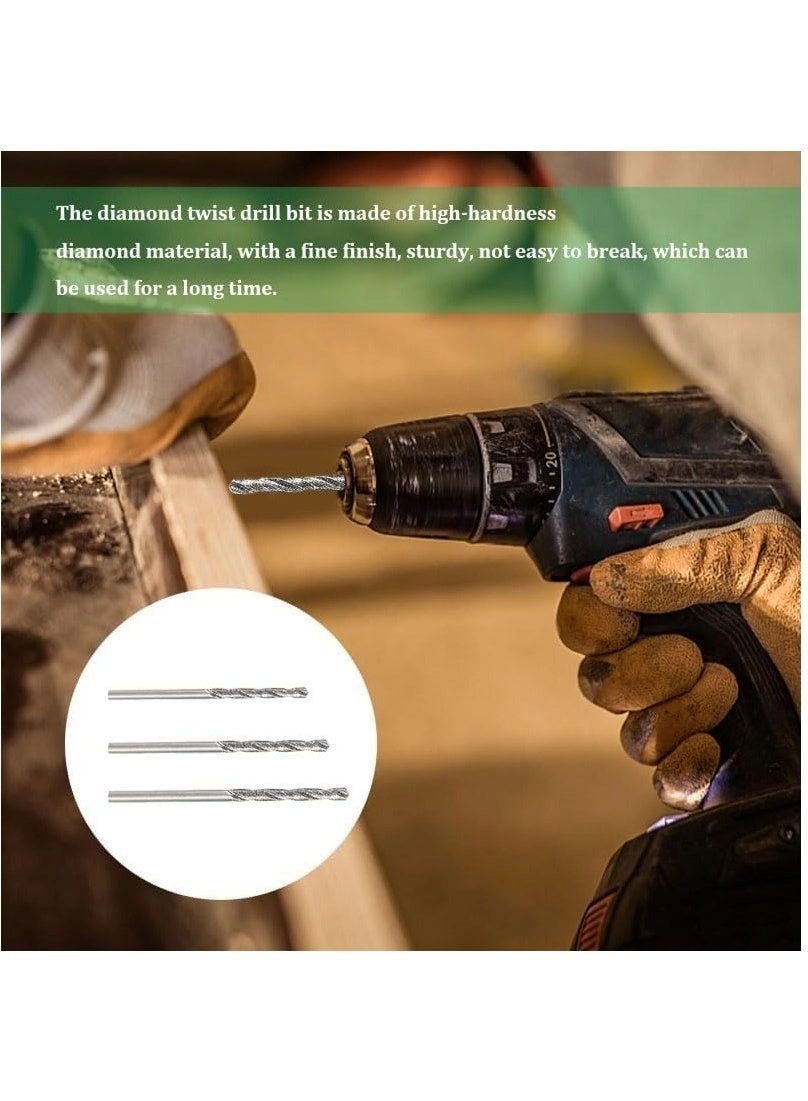Diamond-Coated Drill Bit - 10Pcs 3MM