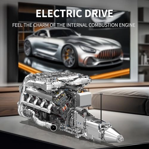 V8 Twin-Turbo Engine (10168) - Battery and Motor