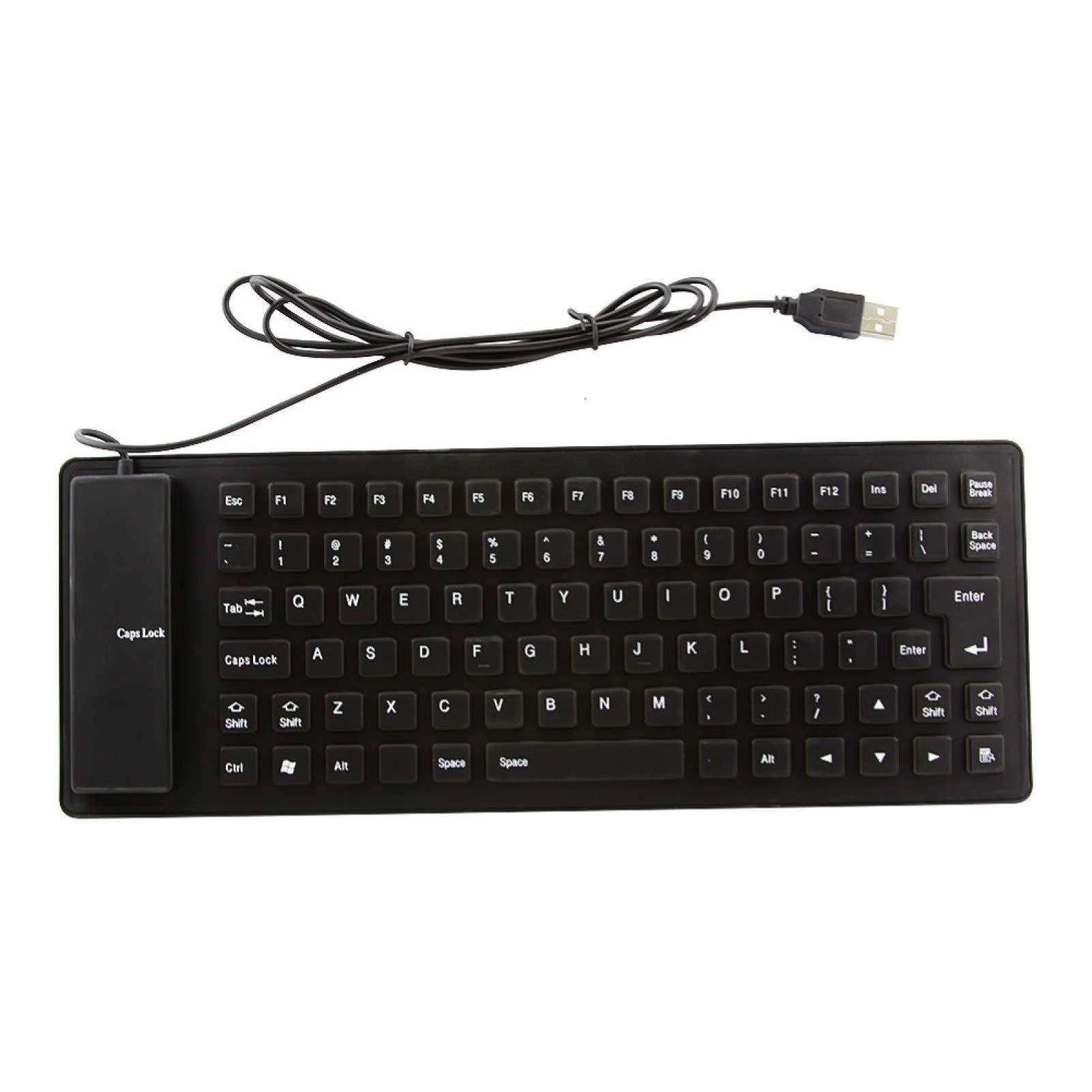 Foldable Soft Silicone Gaming Keyboard - Wired
