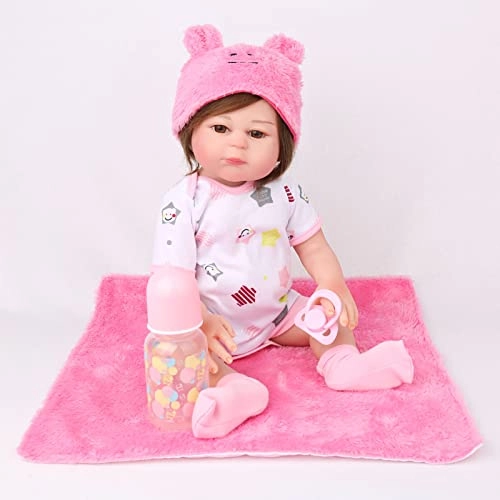 Reborn Baby Doll - 18 Inch 45cm Soft Vinyl Girl