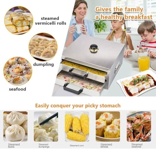 Rice Noodle Rolls Steamer