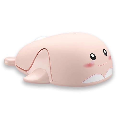 Cute Animal Hamster Shape Silent Mini Travel Mouse - Wireless