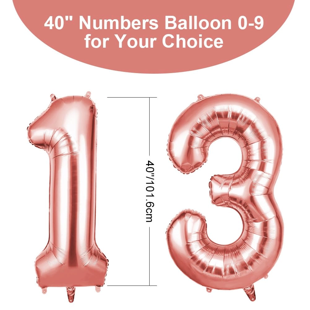 Number 13 Balloons - 2 piece(s) Birthday