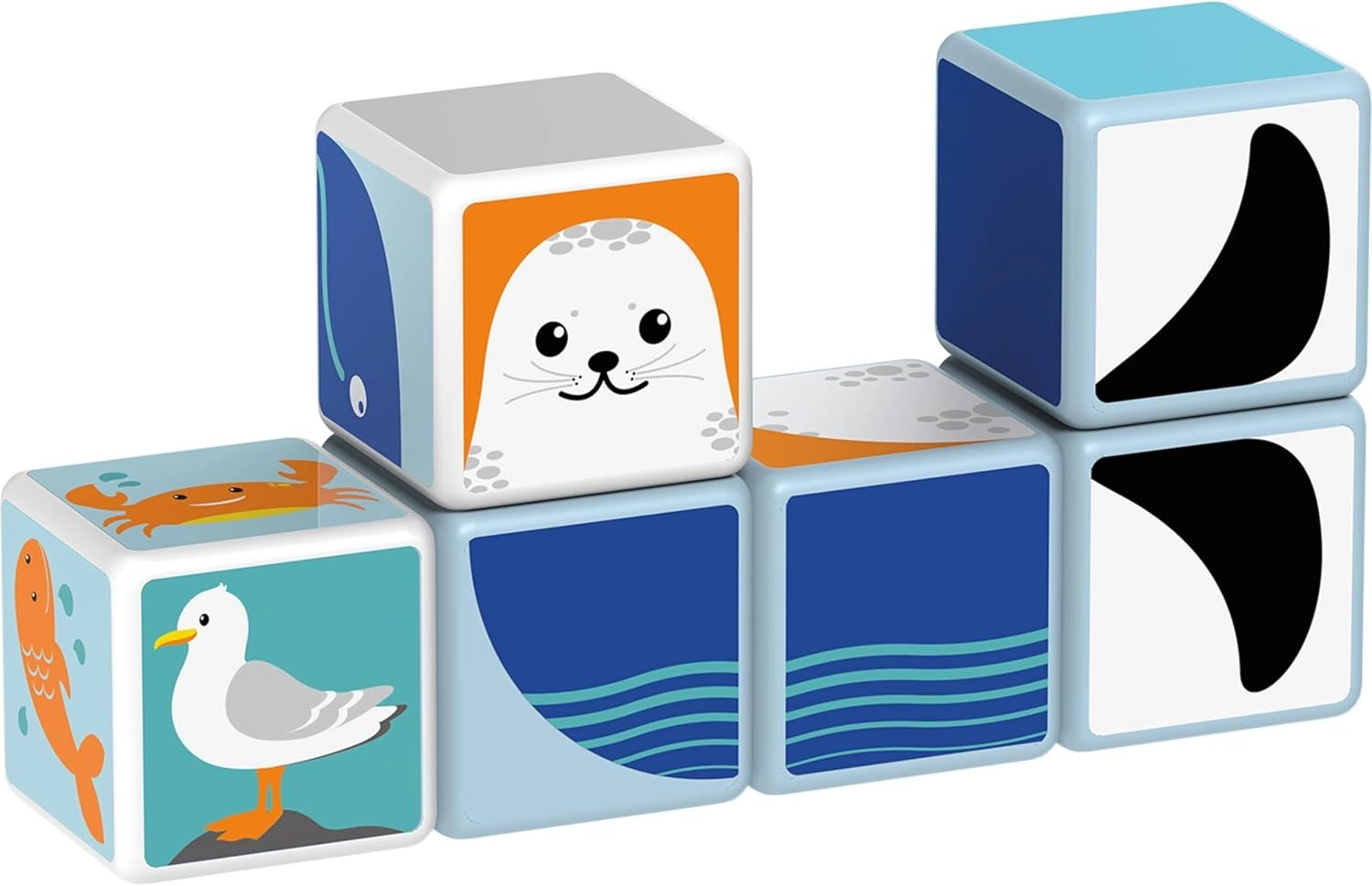 Printed Sea Animals Magicube - 18 Months 11 piece(s)