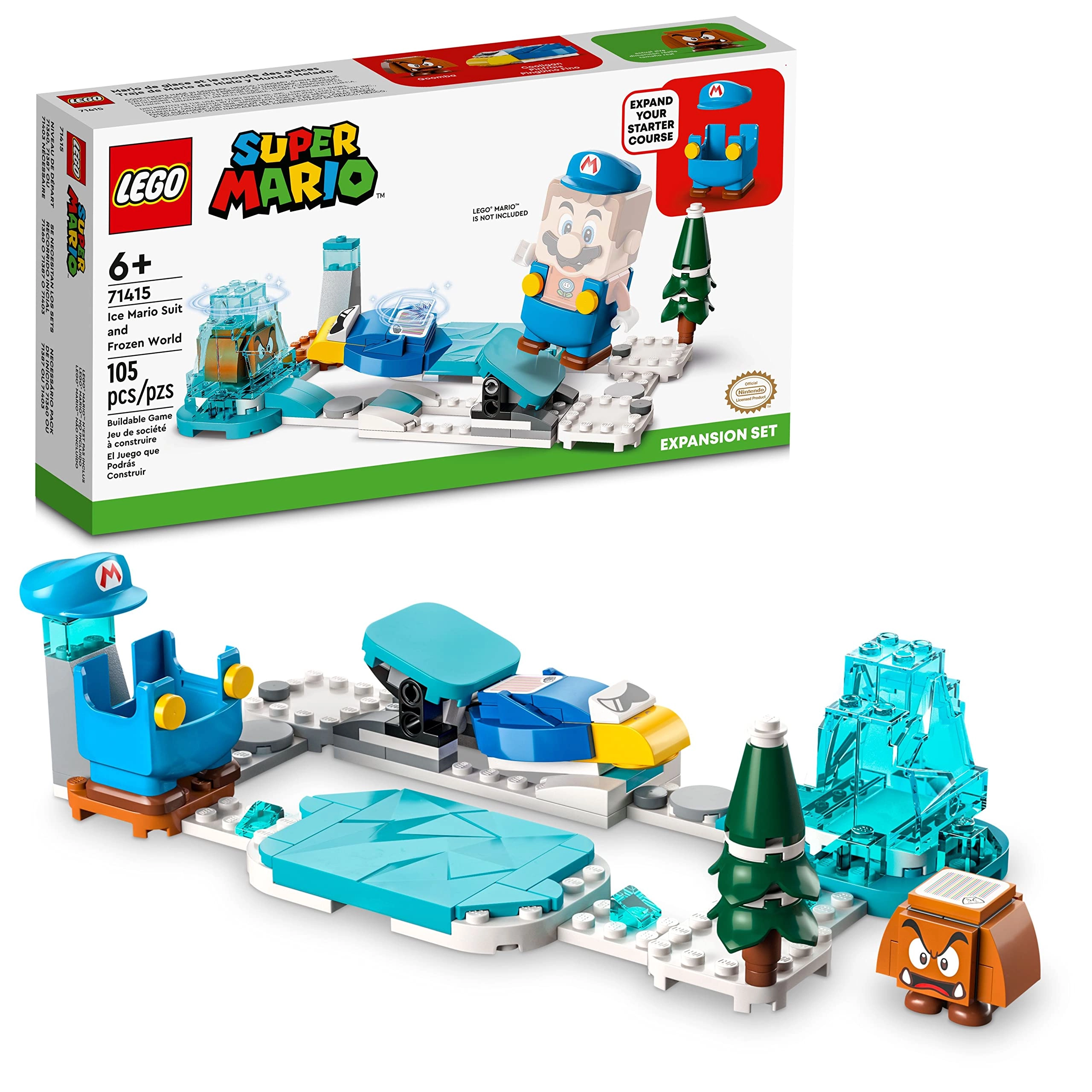 LEGO Super Mario Ice Mario Suit and Frozen World Expansion Set (71415)