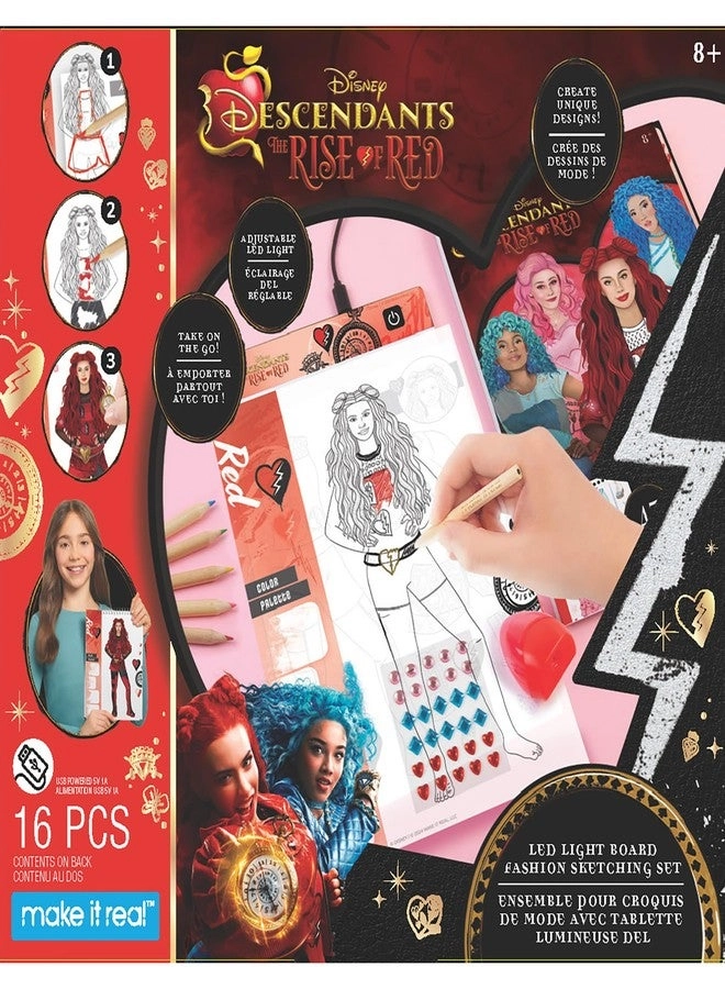 Descendants 4 Rise of Red - LED Light Board Fashion Sketching Set