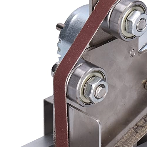 Mini Belt Sander - Aluminum Alloy 9000RPM 10PCS Abrasive Belts (UK Plug)