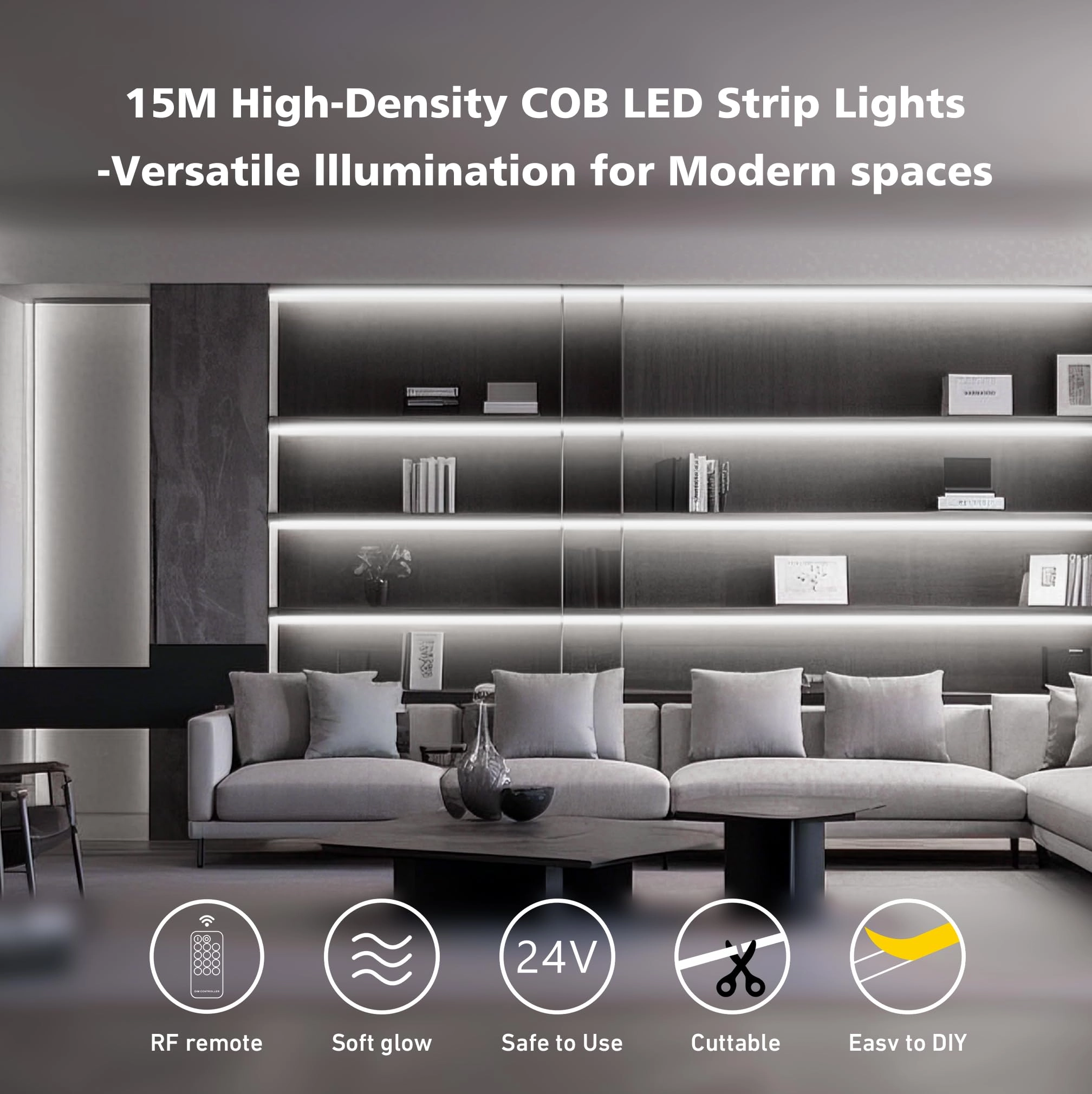 COB LED Strip - 15M