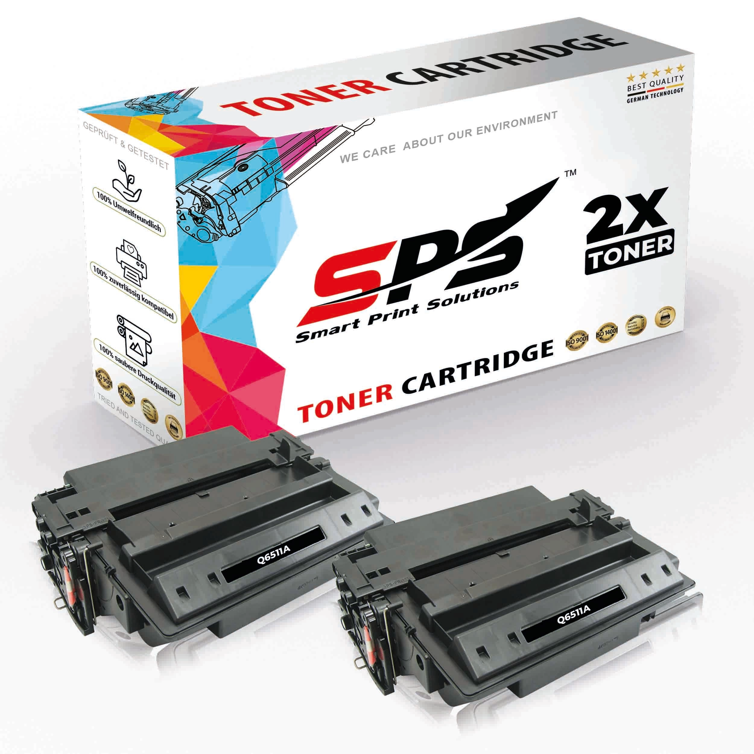 Smart Print Solutions Q6511A - 2x Black