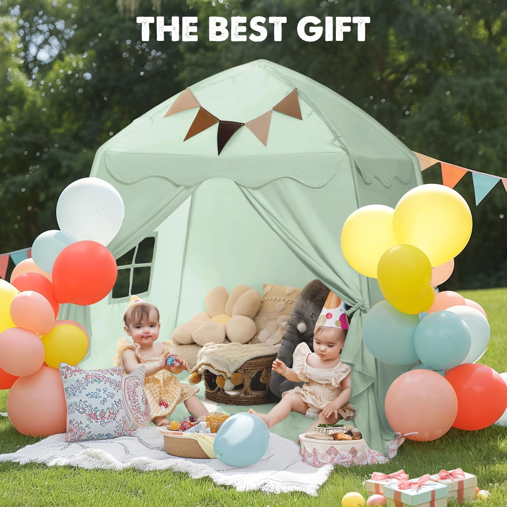 Kids Play Tent - Extra Large 59x39x59 in