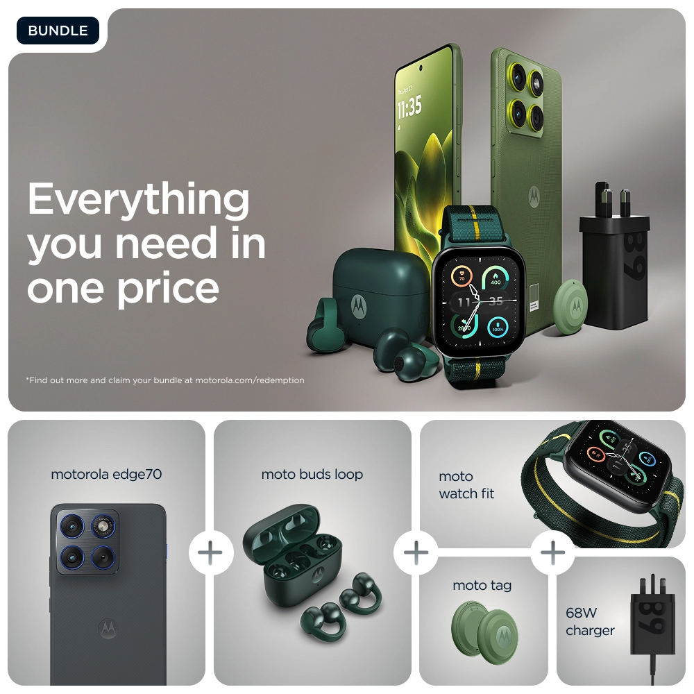 Edge 70 - 12+12GB 512GB Pre-order Bundle