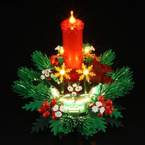 LED light kit for lego 40743 Christmas table decoration - Easy Installation Hidden Wiring