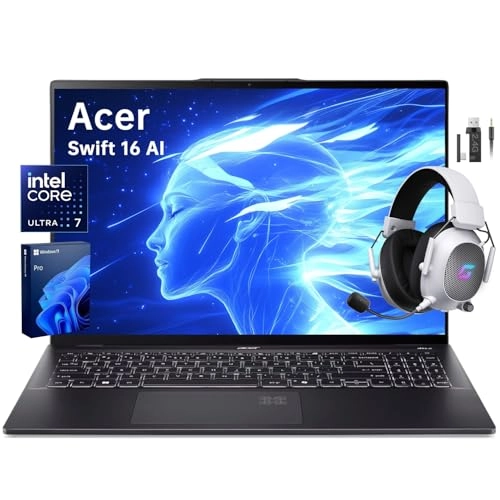 Swift 16 SF16 - 16'' Core Ultra 7 256V 16GB DDR5 1TB SSD + Wireless Headset
