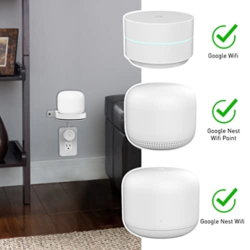 ABS Wall Mount - 3 Pack Compatible with Nest WiFi Router