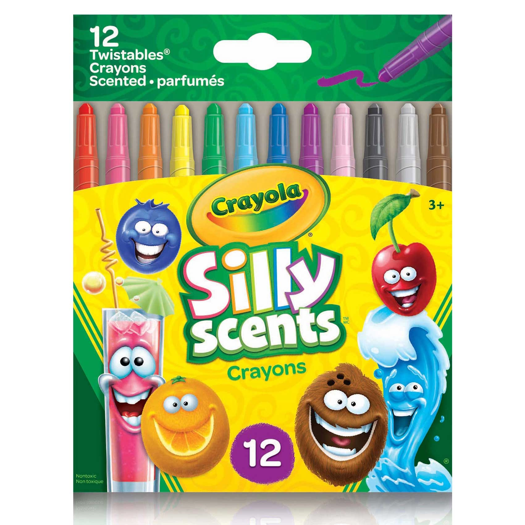 Scented Twistable Crayons - 12 piece(s)