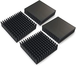 Awxlumv Heatsink - 4 Pcs 40 x 40 x 11mm Aluminum