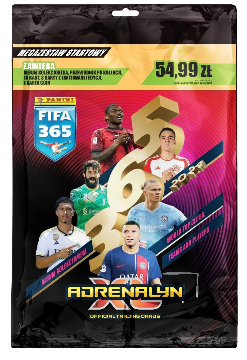 Panini Adrenalyn XL FIFA 365 2024 Starter Pack - 3 sachets 3 limited edition cards