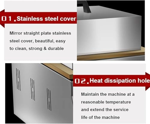 Electric Souffle Maker - 1700 watts 50-250℃ Non Stick
