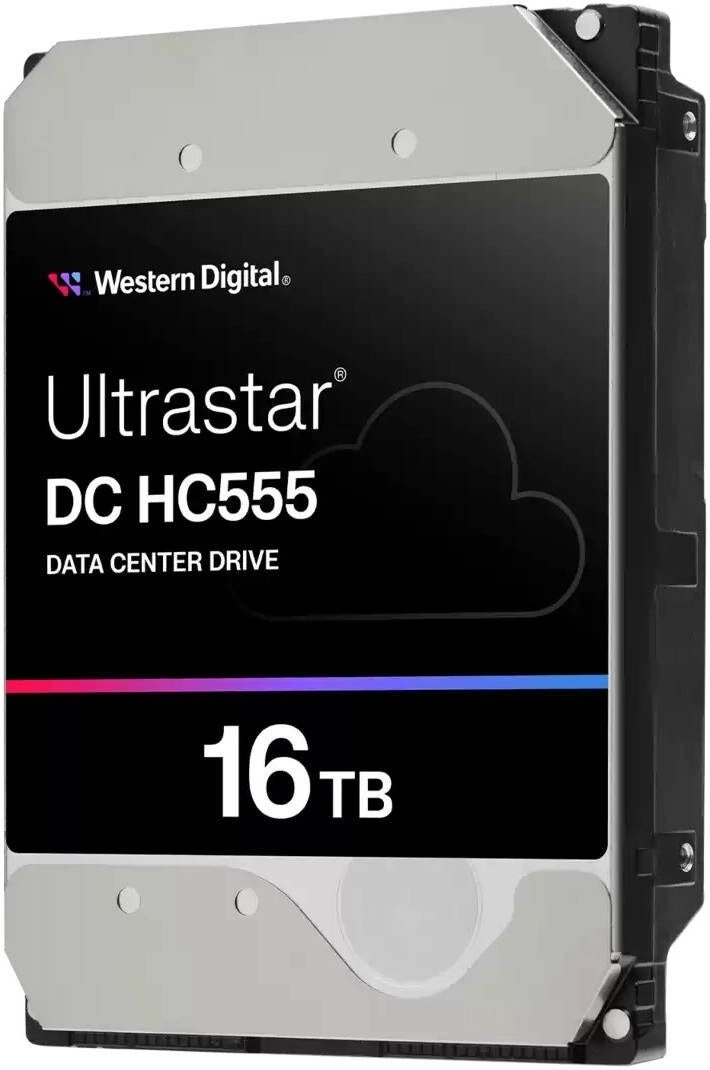Western Digital Ultrastar DC HC555 3.5" 7200rpm 512MB SATA 6Gb/s (WUH722016CLE6L4) - 16TB