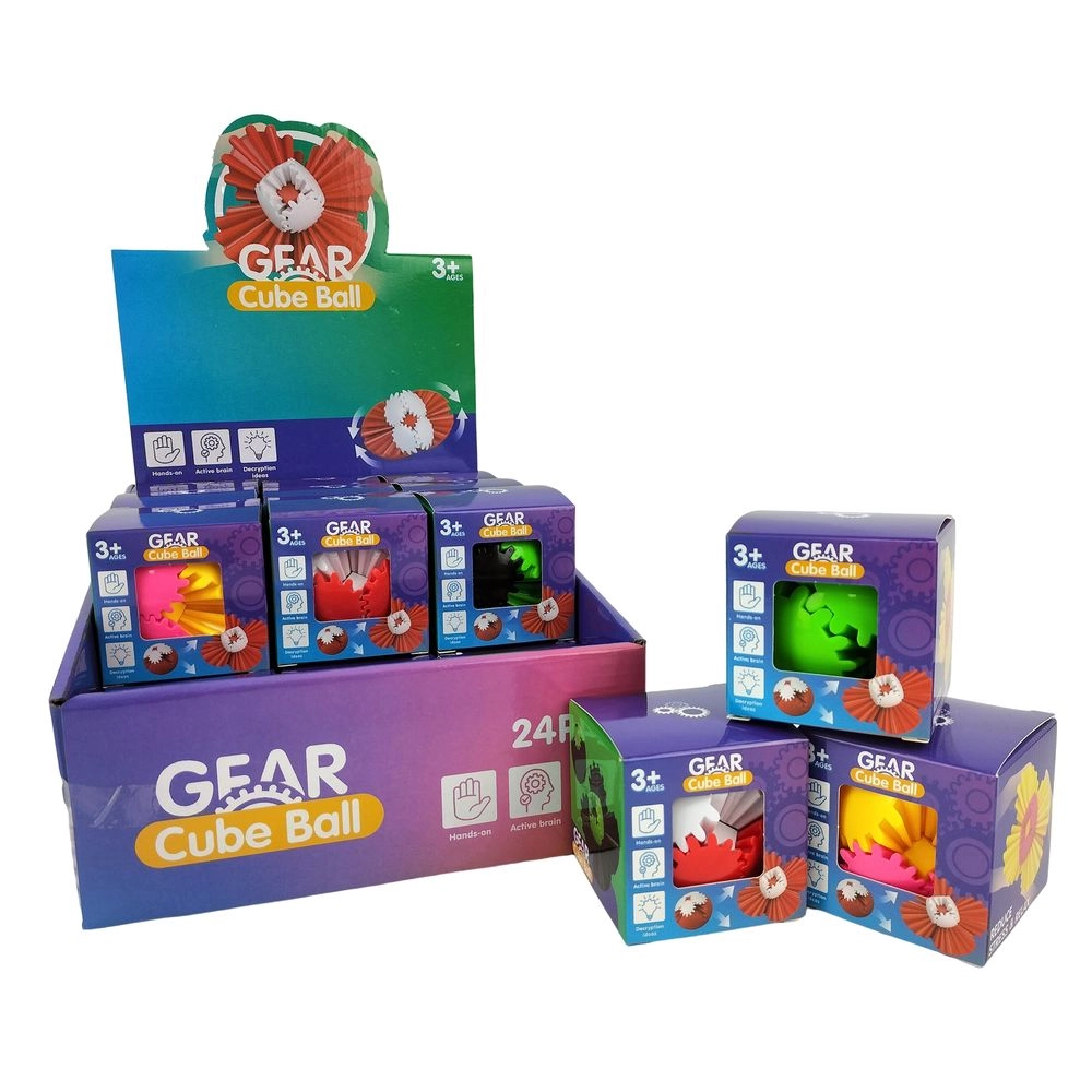 Gear Cube Ball - Suitable for 3 years & above 1pc