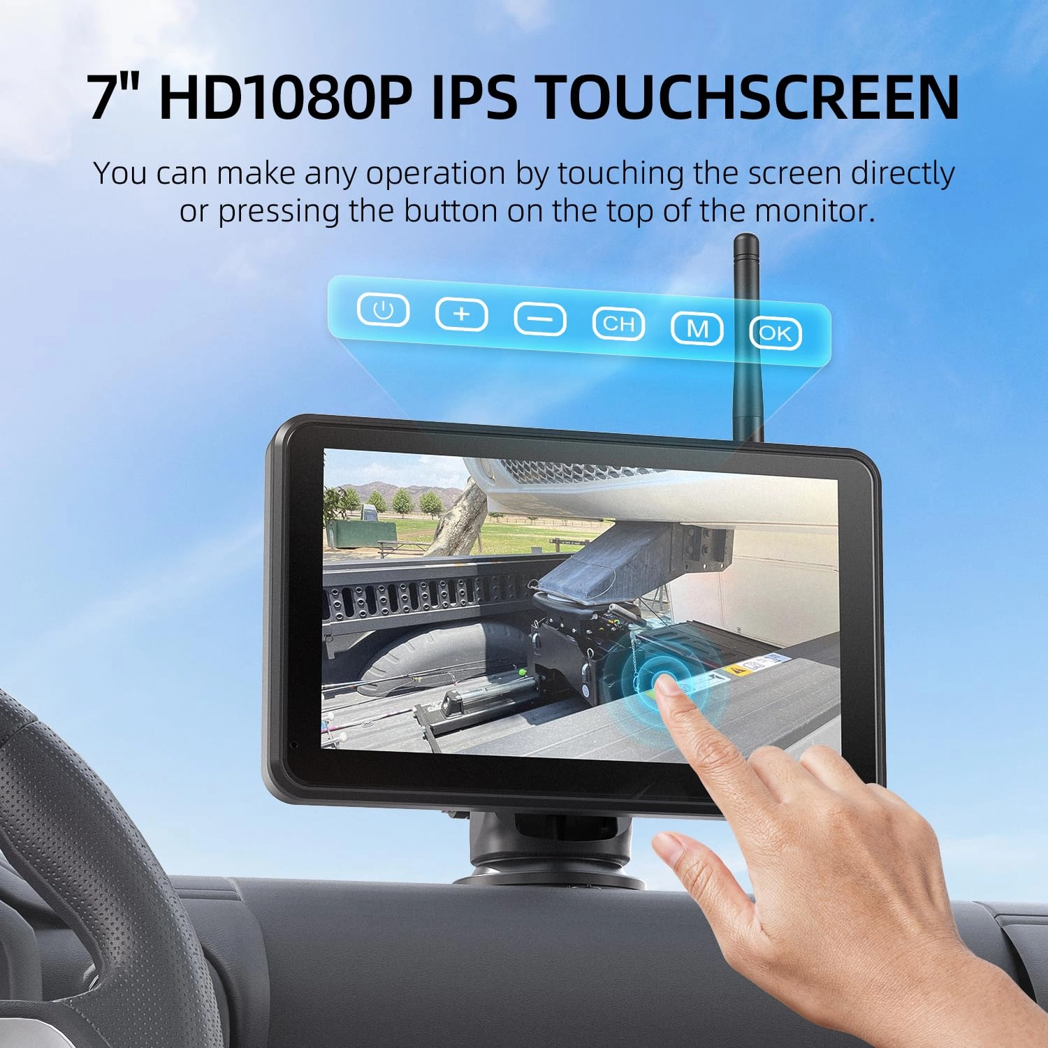Magnetic Wireless Reversing Camera - 1080P