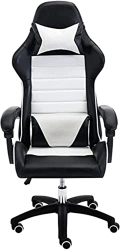 Desk Chair - PU Leather Brown High Back