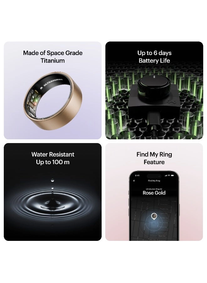 Ring AIR - Size 12 Space Silver