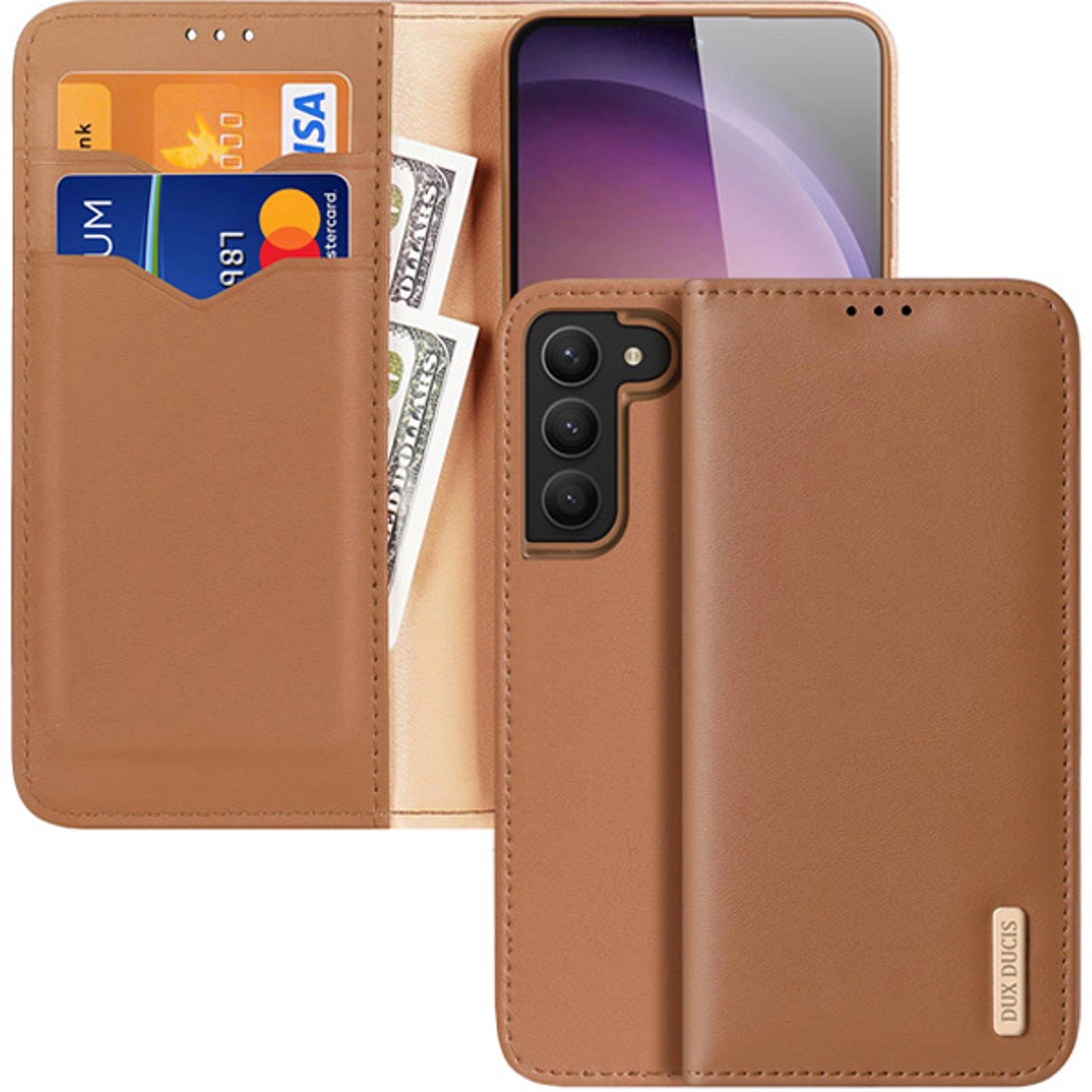 Dux Ducis Hivo Series Wallet Case for Samsung Galaxy S23 - Leather