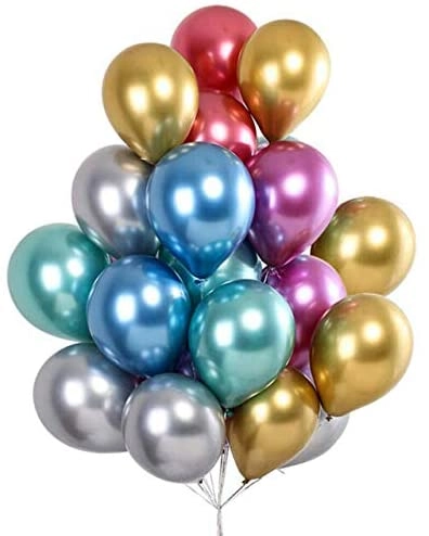 Latex Balloons - 50-Pieces Wedding Decoration