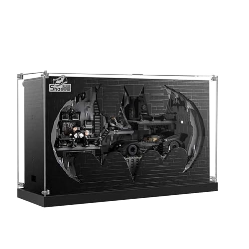 Acrylic Display Case - 55 x 18 x 33.5 cm Black