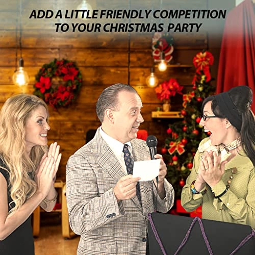 Christmas Friendly Feud Quiz - 3 game instruction cards 12 question moderator cards 3 quick final rounds game cards