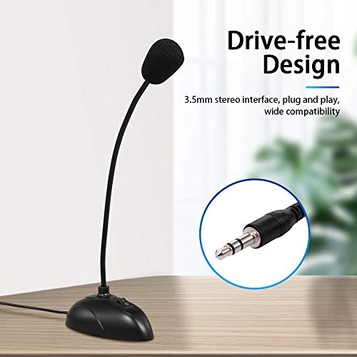 Flexible Stand Mini Studio Speech Microphone 3.5mm-Mini-Jack Microphone