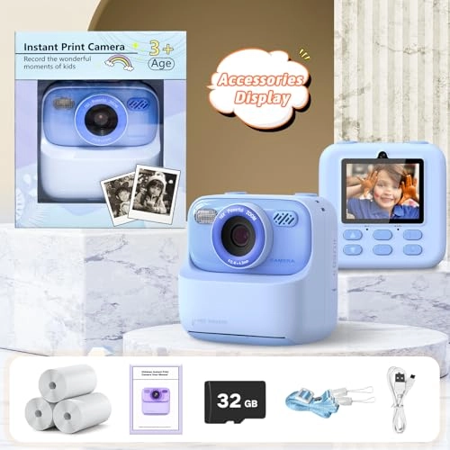 Instant Print Camera - 32GB White