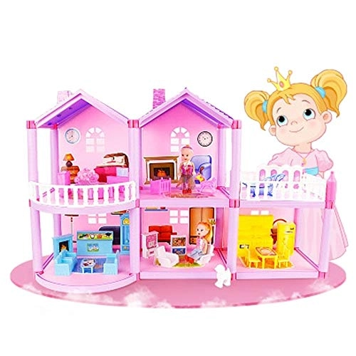 Miniature Princess Doll House - DIY Assembled Small Villa