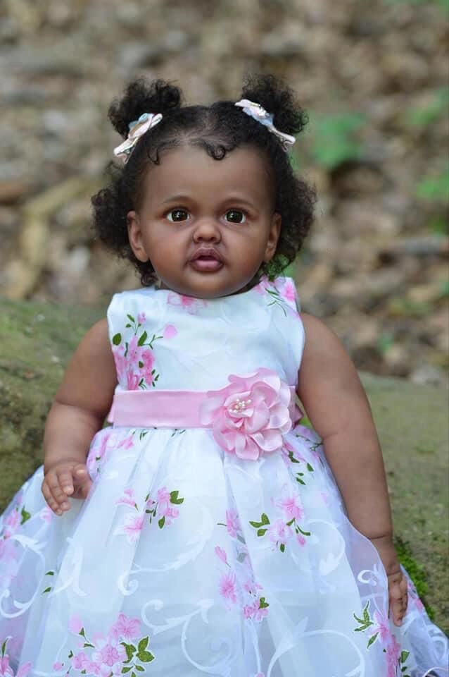 Reborn Baby Doll - 28 inch 70cm Blonde Hair Ages 8+