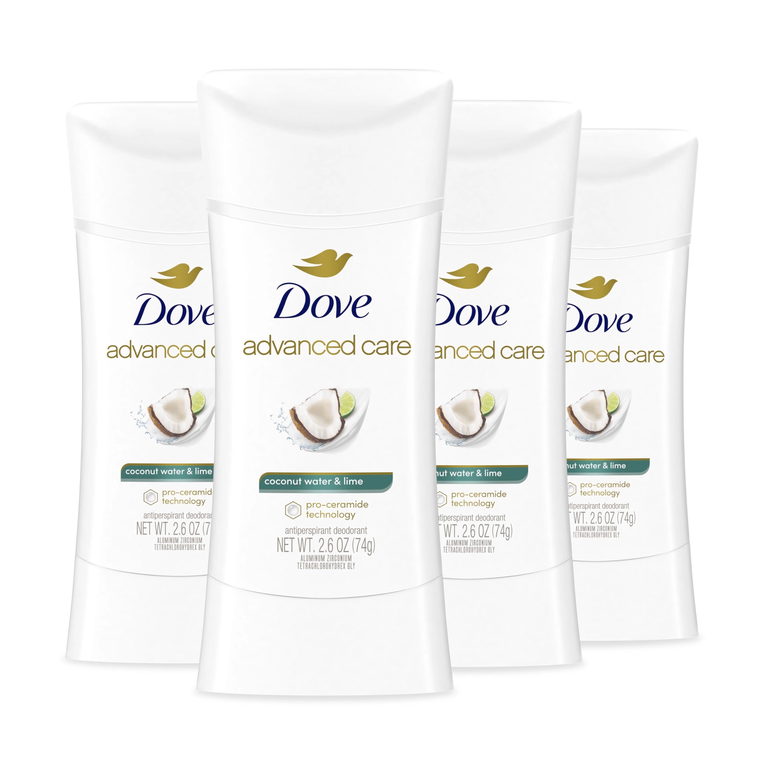 Dove Advanced Care Antiperspirant Deodorant Stick - Coconut Water & Lime 73.93 gram