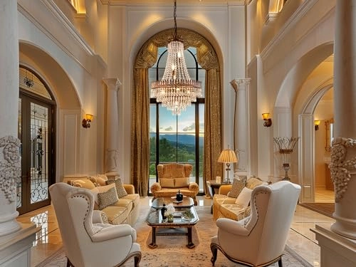 Crystal Chandelier - Dimmable