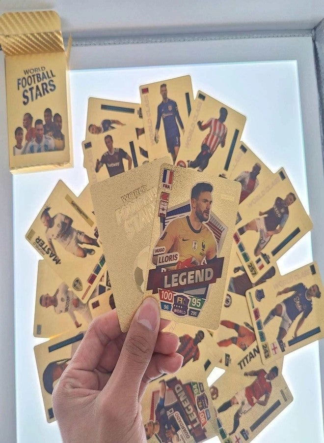 World Football Soccer Star Gold Cards - 55pcs