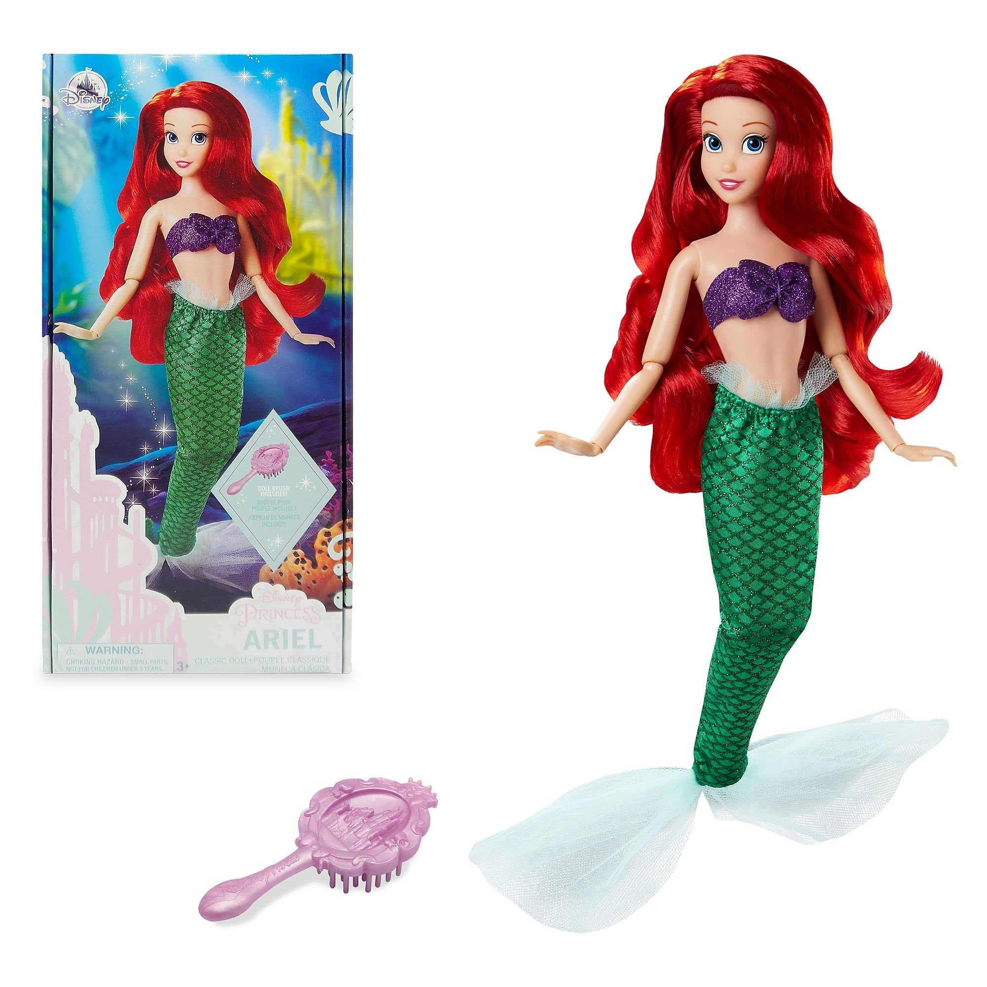 Ariel Classic Doll - 11.5" Multicolored Ages 3+